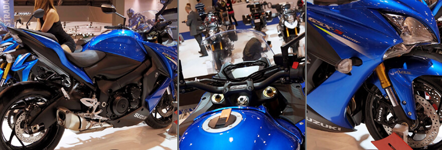 Презентация Suzuki GSX-S1000F ABS на мотошоу в Милане 2014