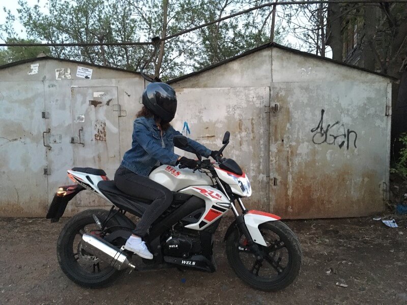 wels ghost 250 - мотоцикл для девушек
