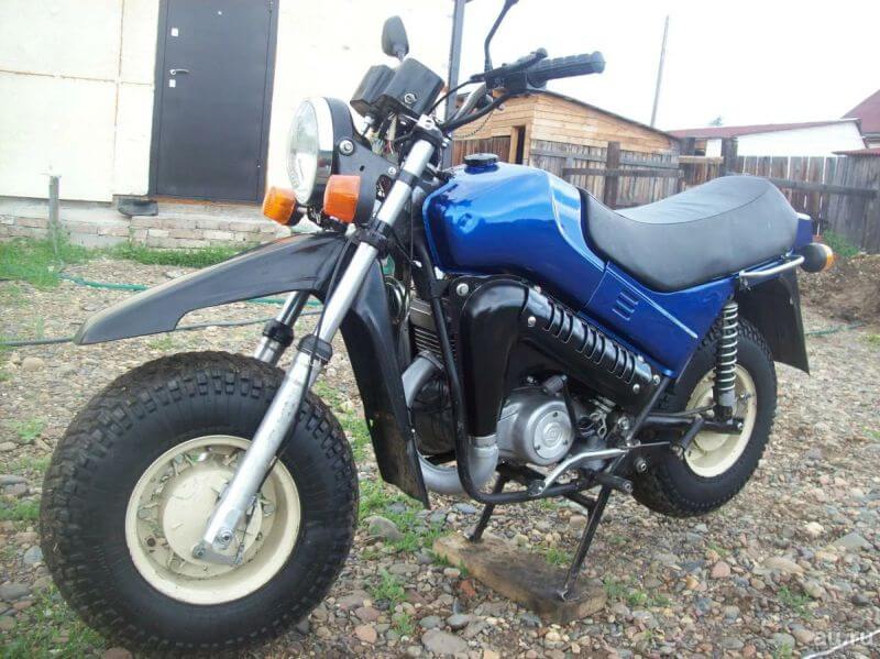 Синий мотоцикл тула тмз - фото